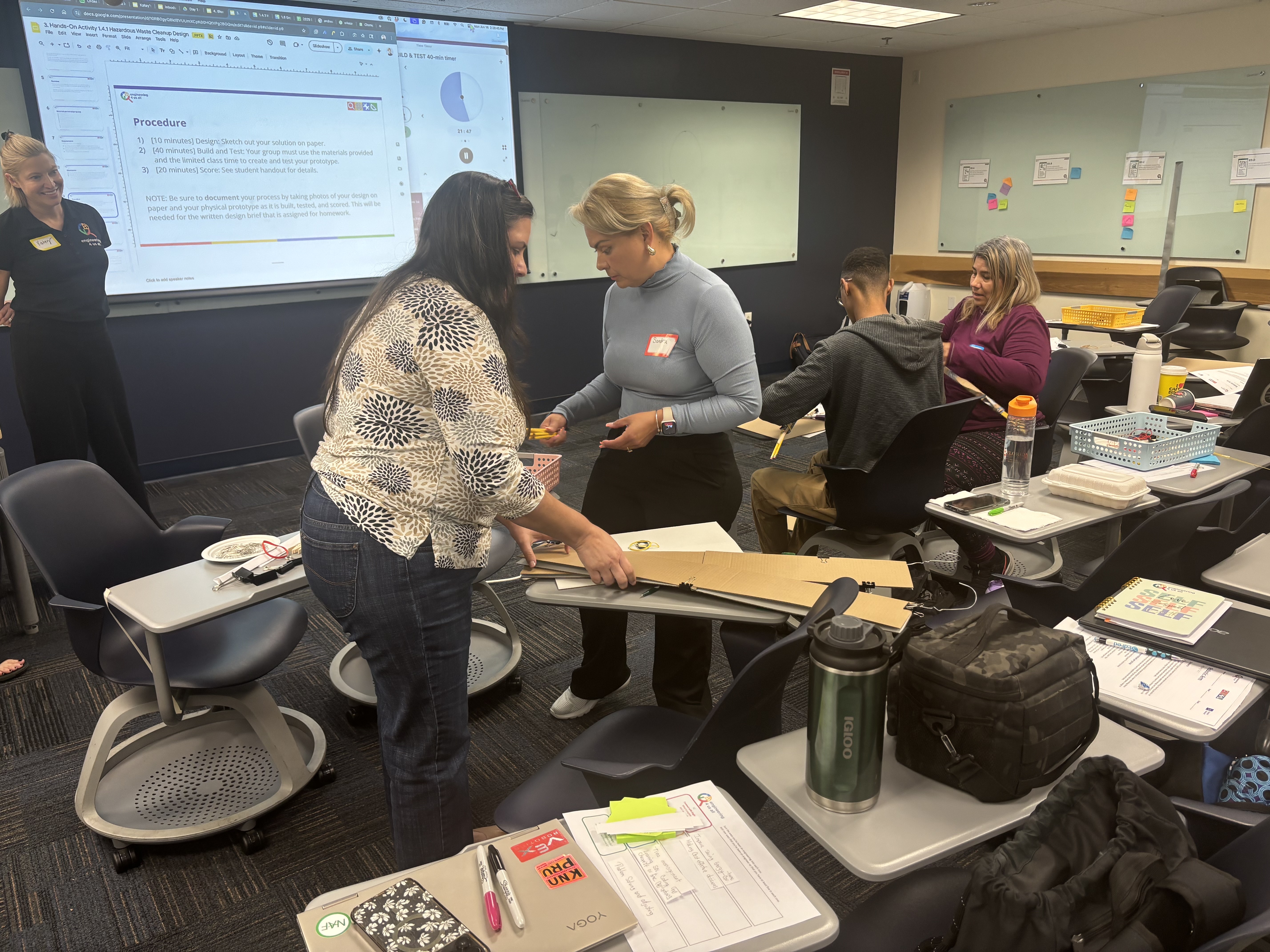 Ivon participating in e4usa PD