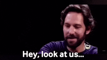 Hey, look at us!