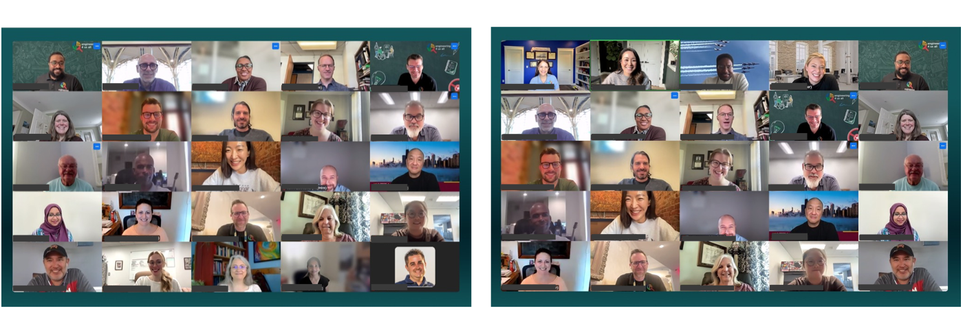 Screenshot with e4usa team smily faces