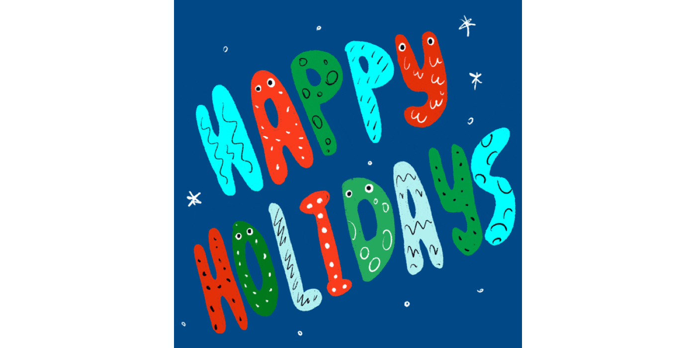 Decorative Happy Holidays image