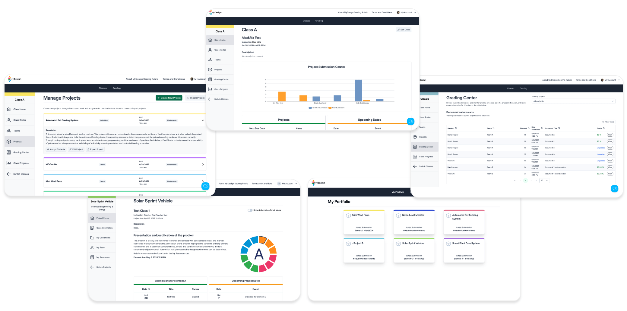 screen shots of mydesign app